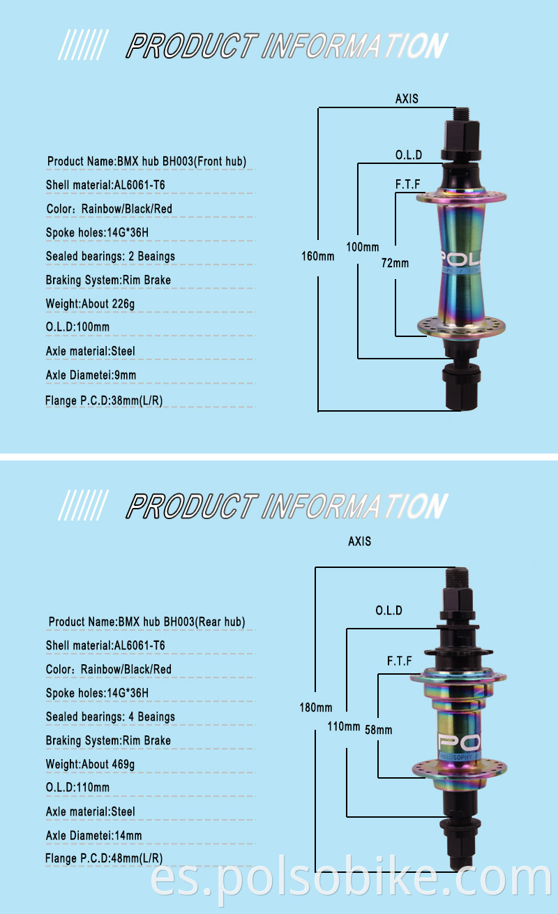 BMX HUB 9T